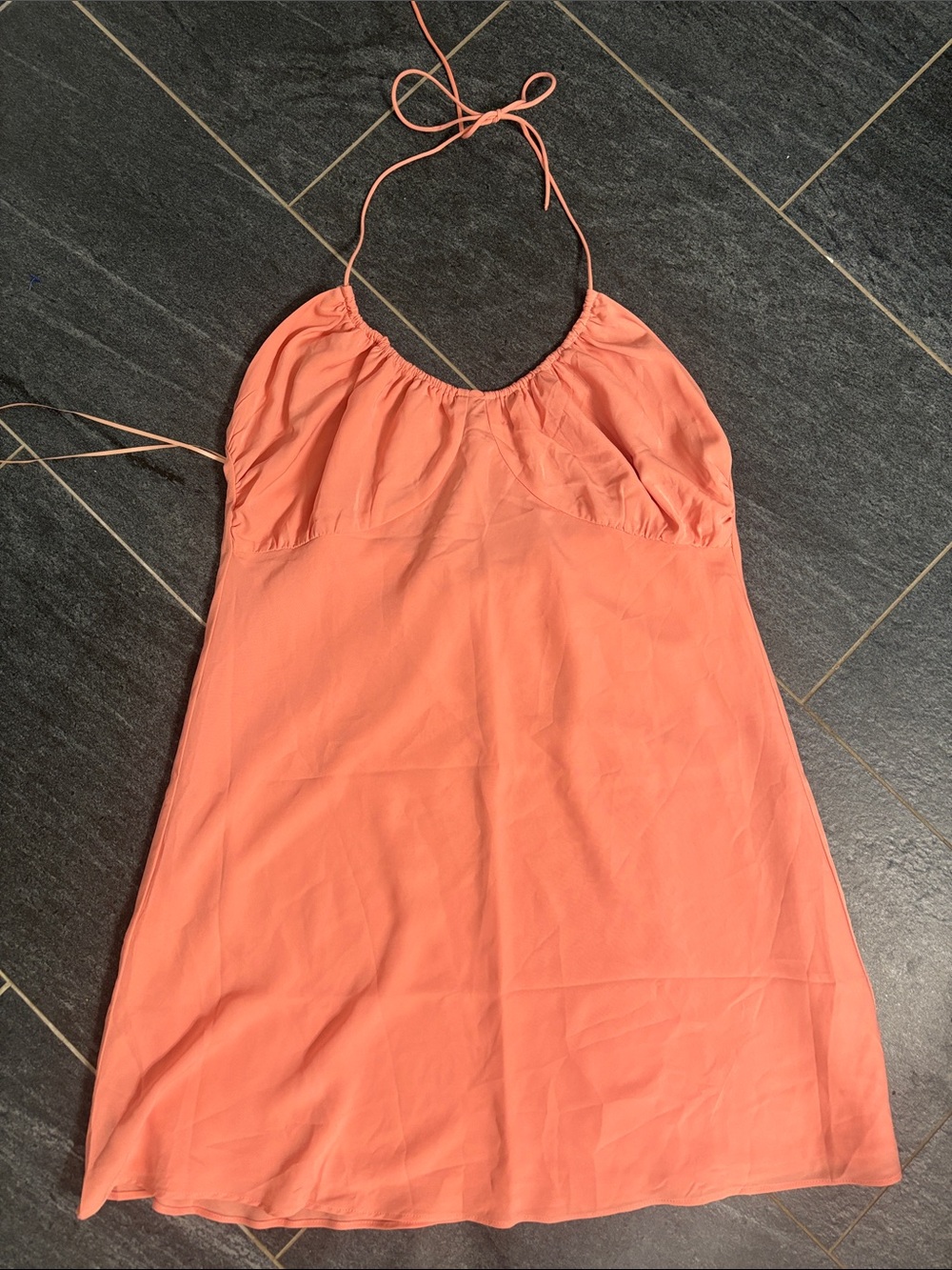 Abercrombie & Fitch LP Pink Halter Mini Dress